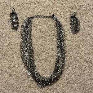 Alfani necklace and earrings
